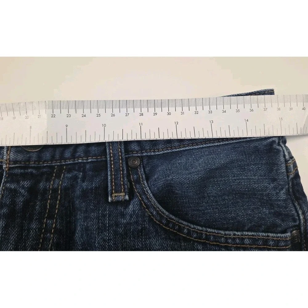 Arizona Vintage Men's Relaxed Straight Distressed 100% Cotton Blue Jeans 30 x 30